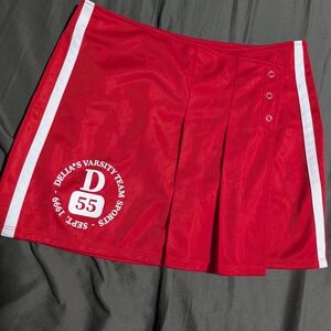 dELiA*s Red Varsity Skirt